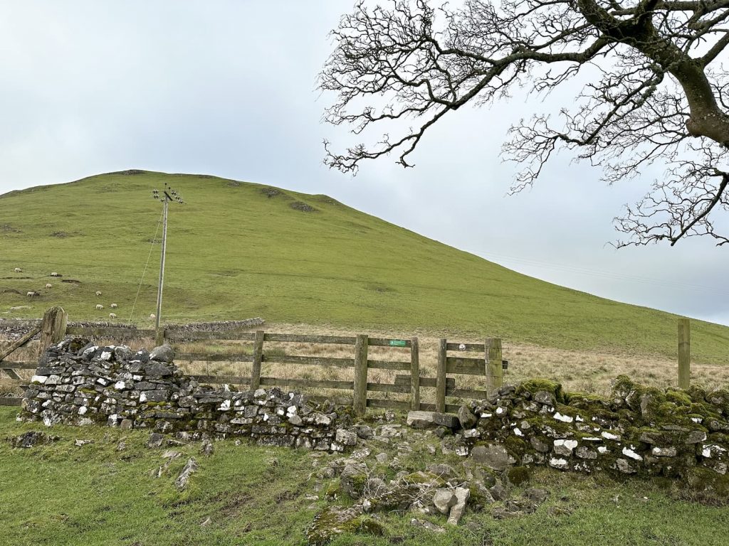 Wetton Hill walk route