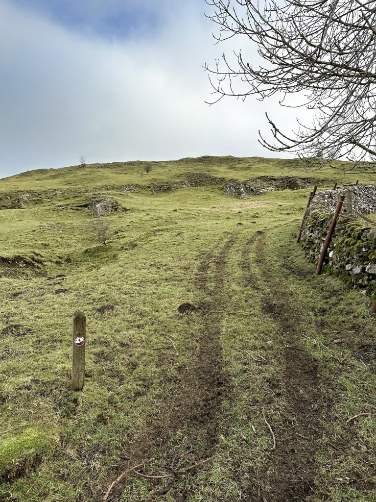 Wetton Hill walk route