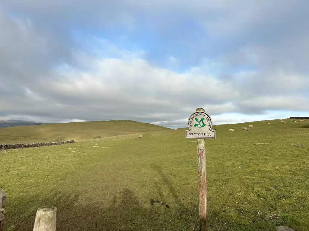 Wetton Hill walk route