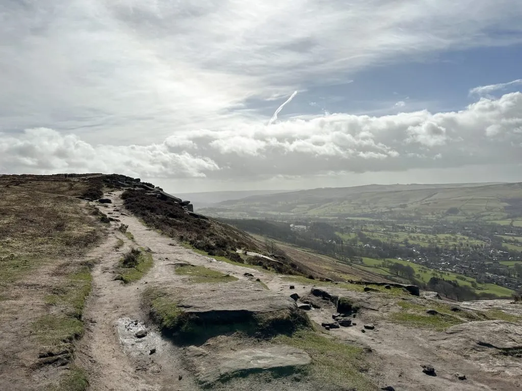 A well worn track along Bamford Edge