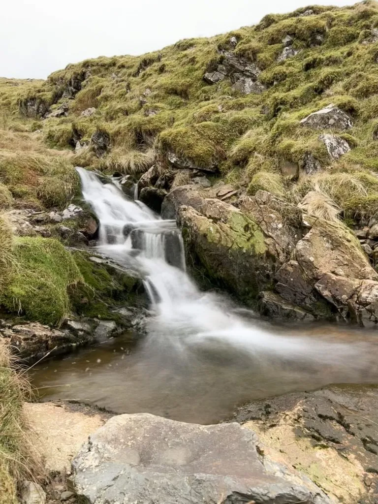 A waterfall near Grisedale Pike