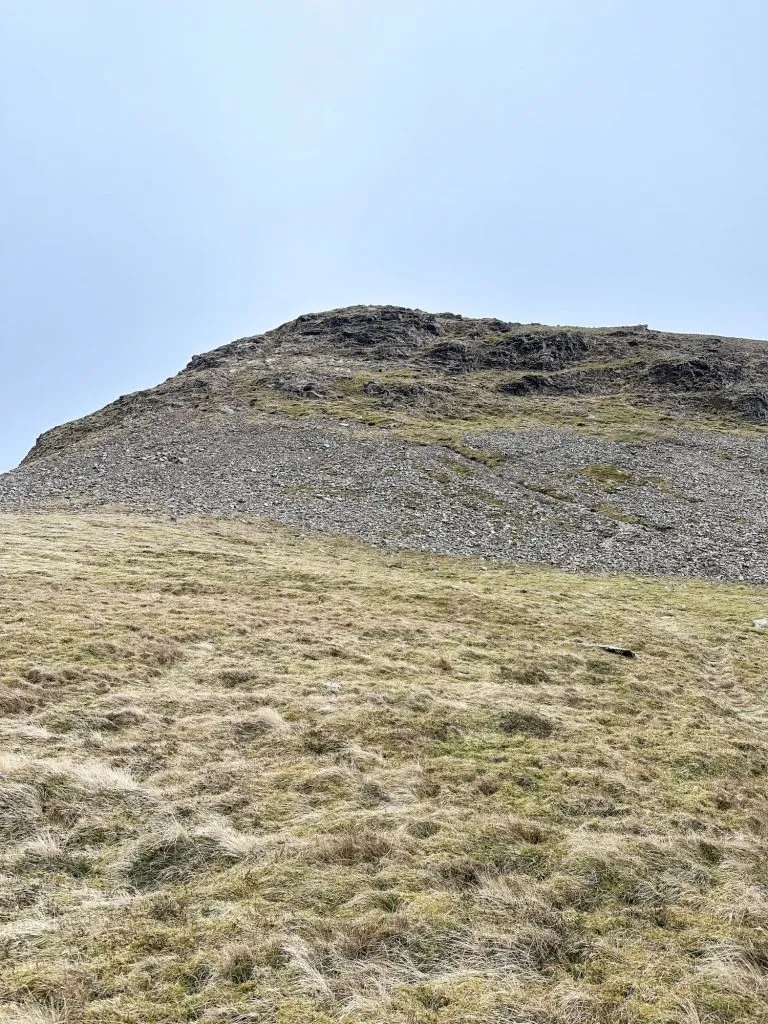 The scramble up Eel Crag