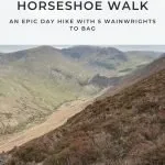 Pinterest pin for Coledale Horseshoe Lake District hiking route by The Wandering Wildflower