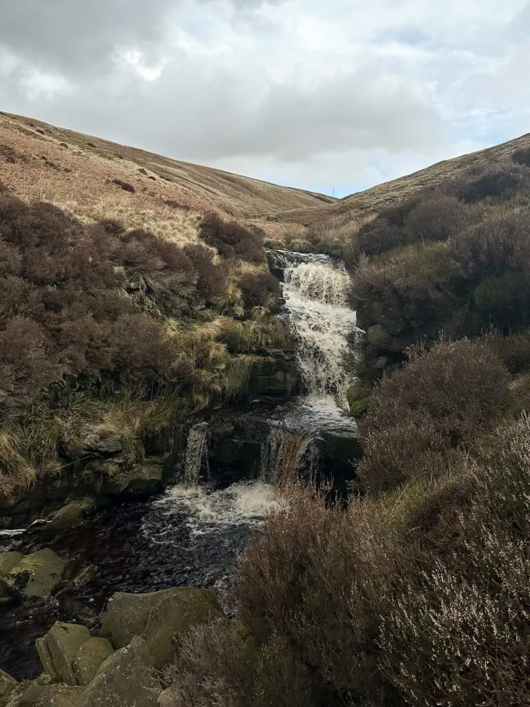 A moorland waterfall