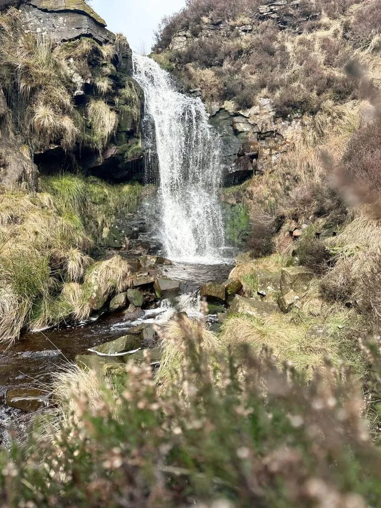 A moorland waterfall