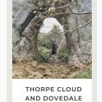 Pinterest image for Thorpe Cloud, Reynards Cave and Dovedale Stepping Stones Walk -