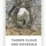 Pinterest image for Thorpe Cloud, Reynards Cave and Dovedale Stepping Stones Walk -