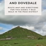 Pinterest image for Thorpe Cloud, Reynards Cave and Dovedale Stepping Stones Walk -