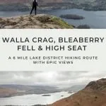 Pinterest Pin for Walla Crag Walk Route - The Wandering Wildflower
