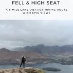 Pinterest Pin for Walla Crag Walk Route - The Wandering Wildflower