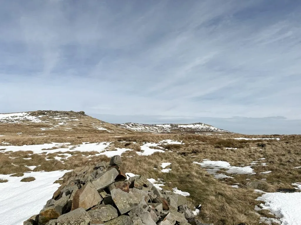 West Nab as seen from the ascent of Leyzing Clough
