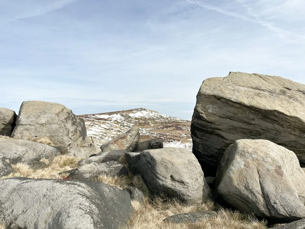 West Nab summit as seen from the nearby Raven Rocks