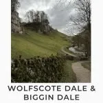 Pinterest image for Wolfscote Dale, Wolfscote Hill and Biggin Dale circular walk by The Wandering Wildflower