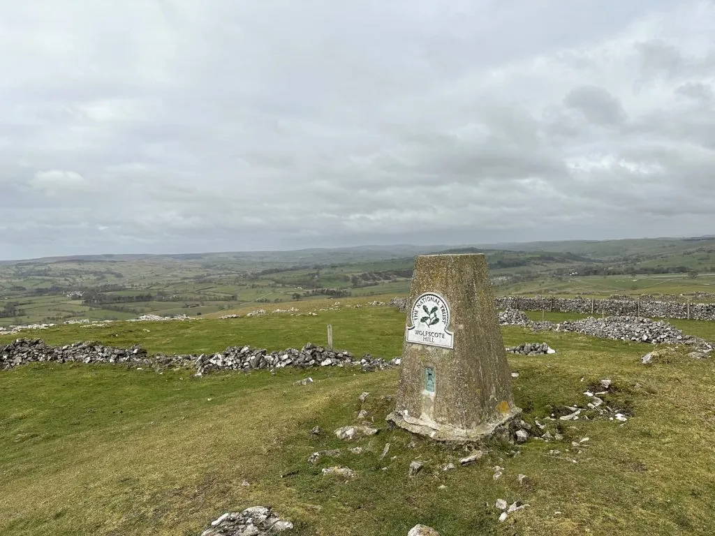 Wolfscote Hill trig point