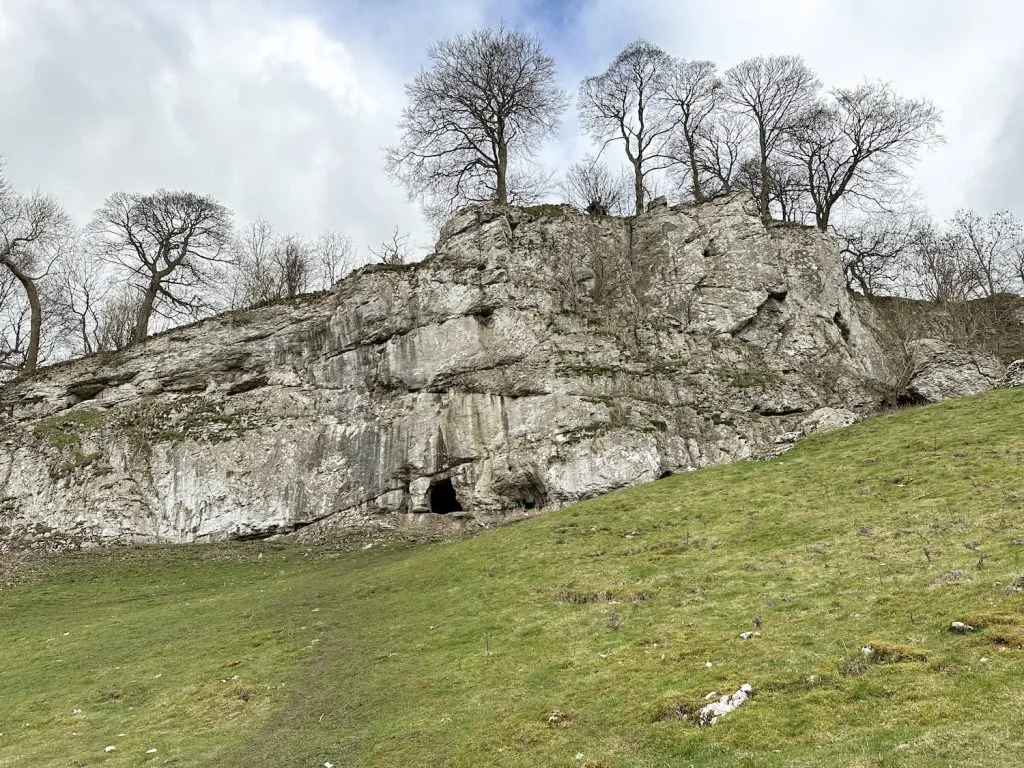 A cave in a limestone gorge known as Frank I' Th' Rocks Cave