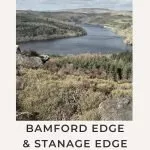 Pinterest Image for Bamford and Stanage Edge Circular Walk - The Wandering Wildflower