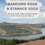Pinterest Image for Bamford and Stanage Edge Circular Walk - The Wandering Wildflower