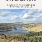 Pinterest Image for Bamford and Stanage Edge Circular Walk - The Wandering Wildflower