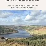 Pinterest Image for Bamford and Stanage Edge Circular Walk - The Wandering Wildflower