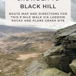 Pinterest image for Crowden to Black Hill walk - The Wandering Wildflower