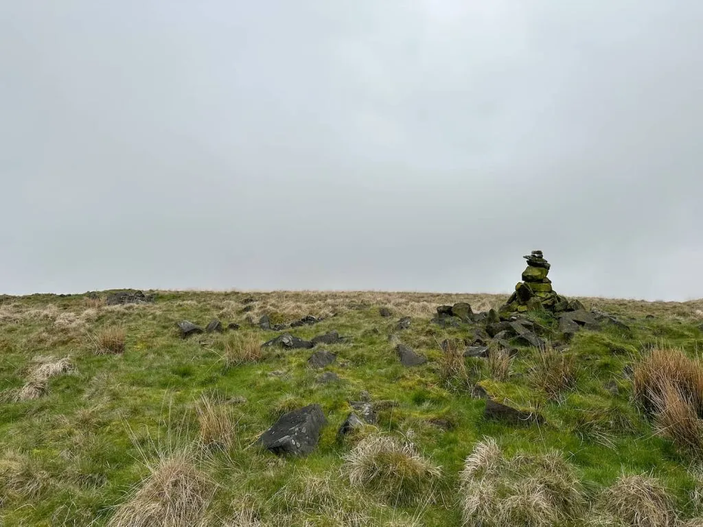 The Cat Stones, a pile of stones on the moor
