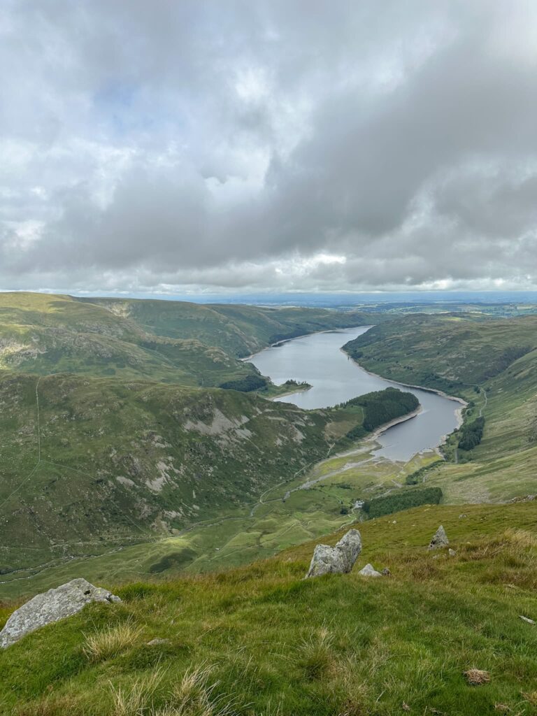 View down over Haweswater