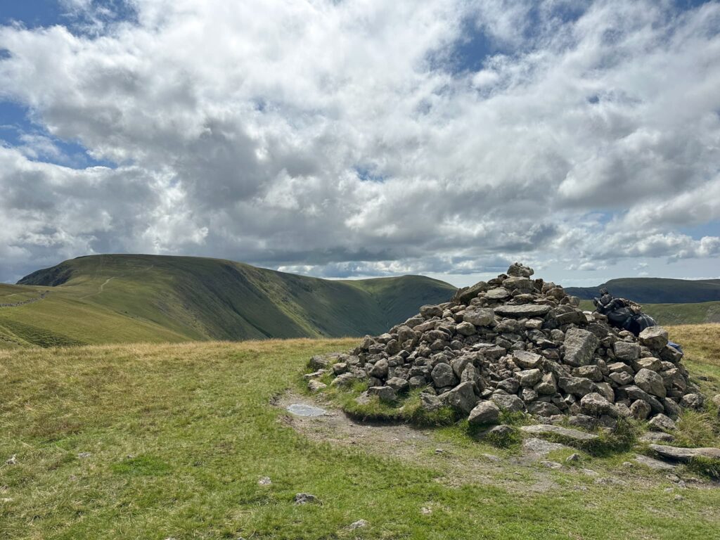 The Knott summit cairn