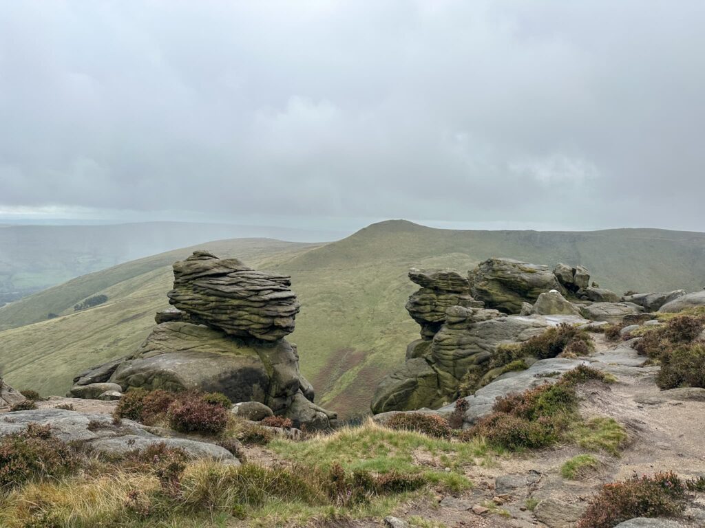 A view of Grindslow Knoll from Upper Tor