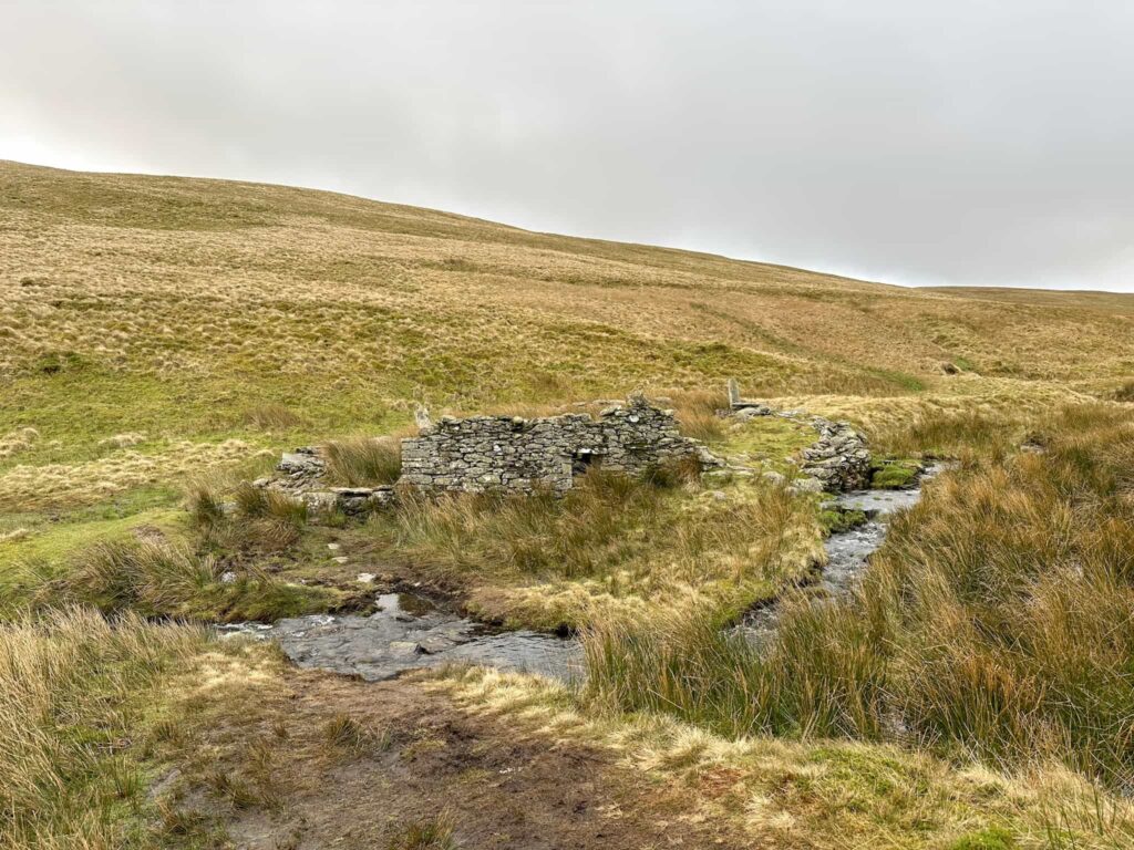 The ruins of an old sheepfold