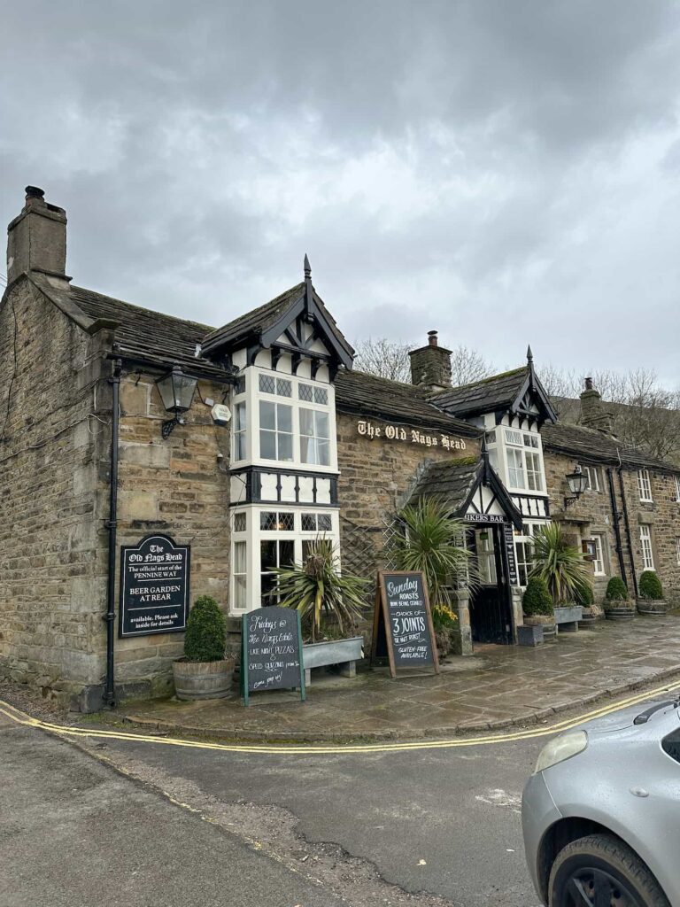 The Old Nags Head pub in Edale