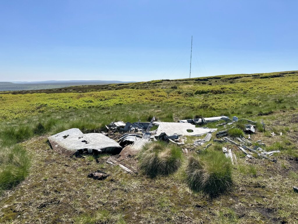 Sabre MK2 plane wreck site, Black Hill