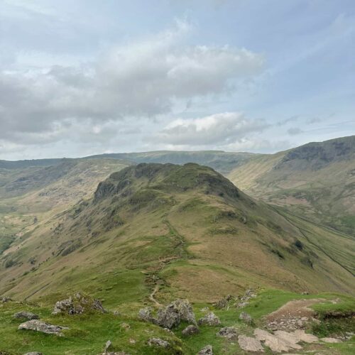 A view of Gibson Knott on the Greenburn Horseshoe
