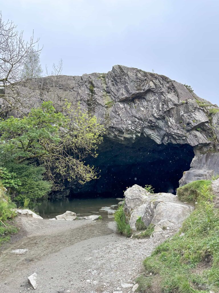A cave mouth