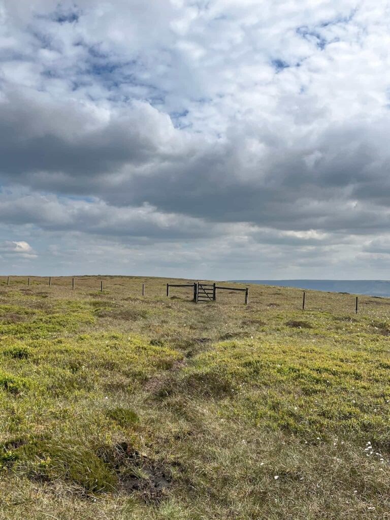 A wooden gate on the moors