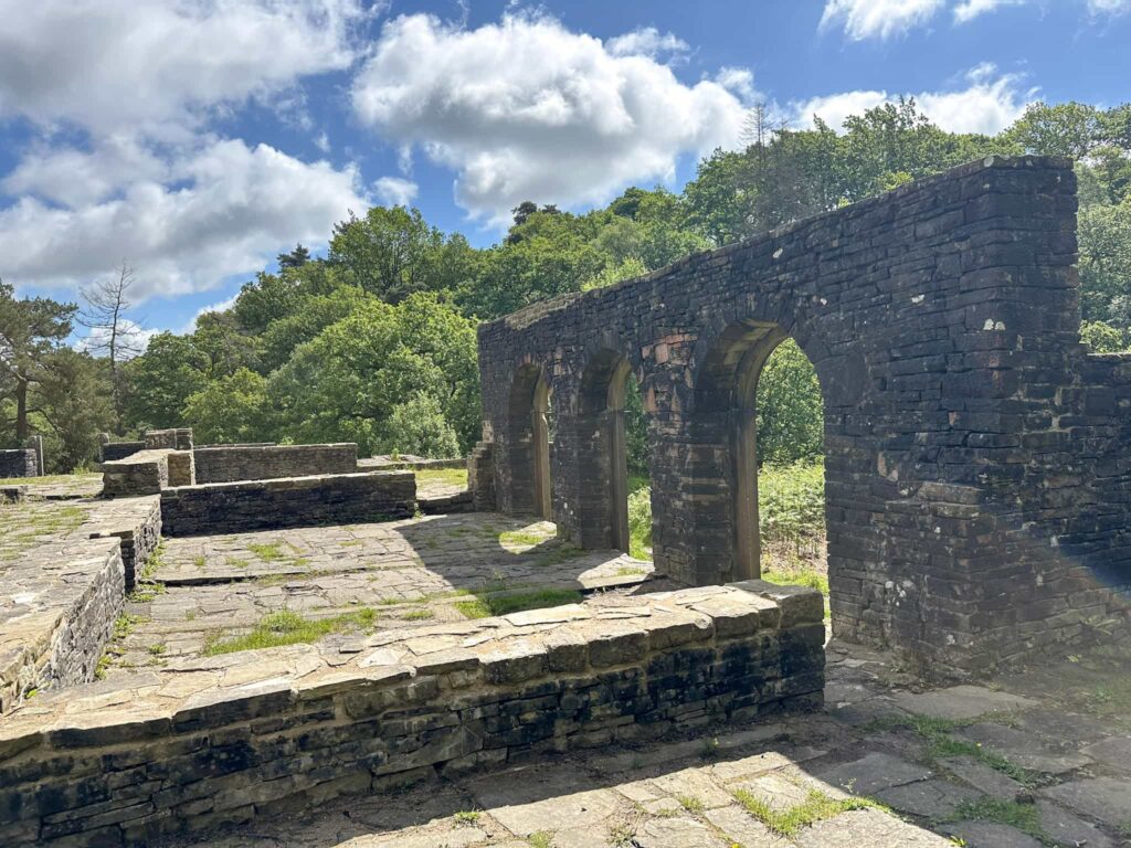 The ruins of Errwood Hall