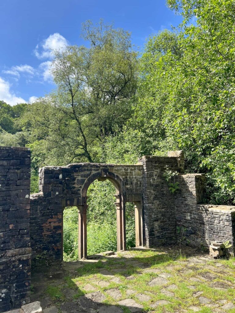 The ruins of Errwood Hall