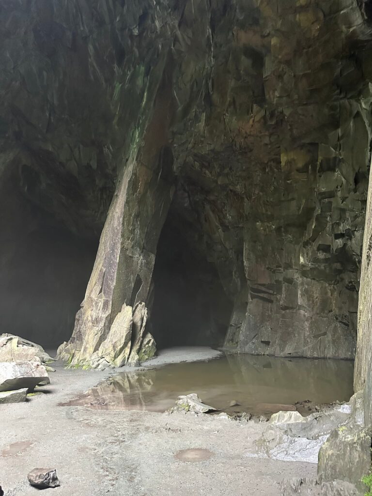 A view of Cathedral Cave