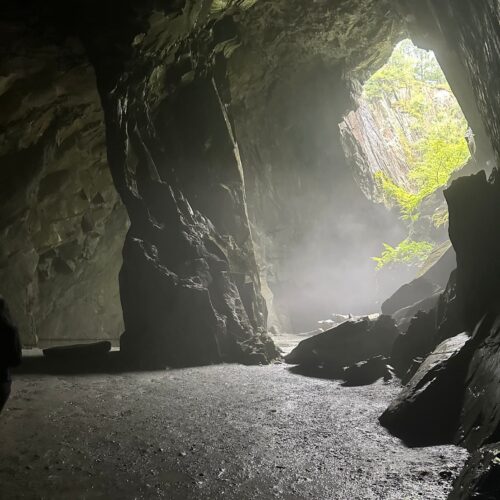 A view of Cathedral Cave