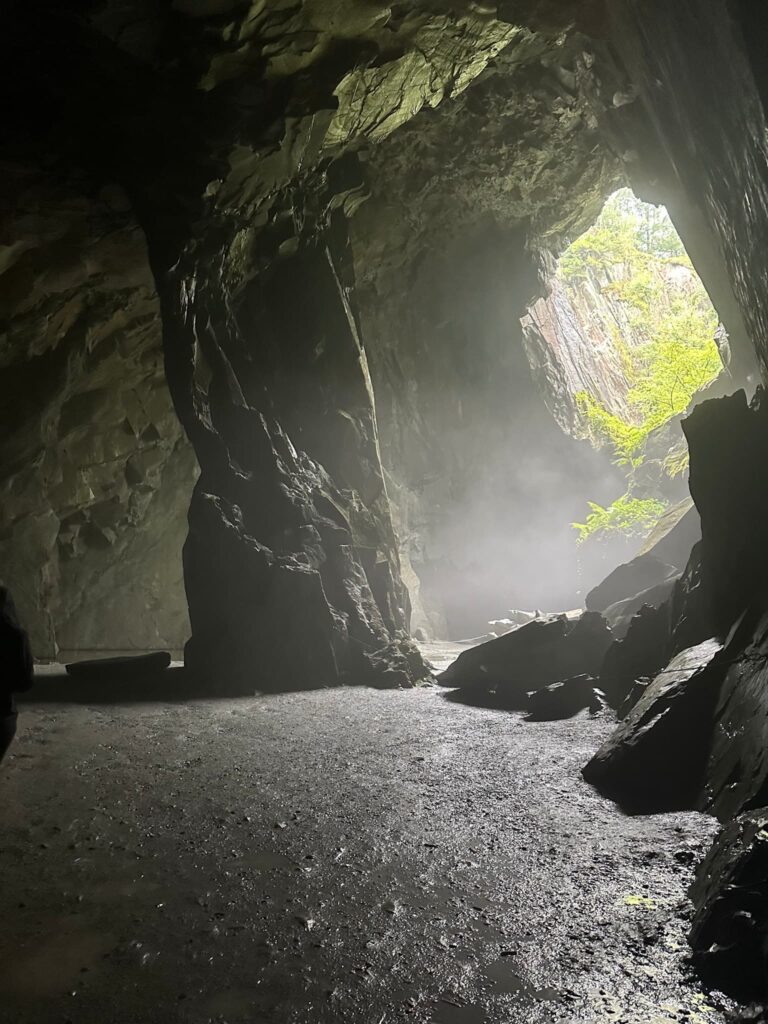 A view of Cathedral Cave