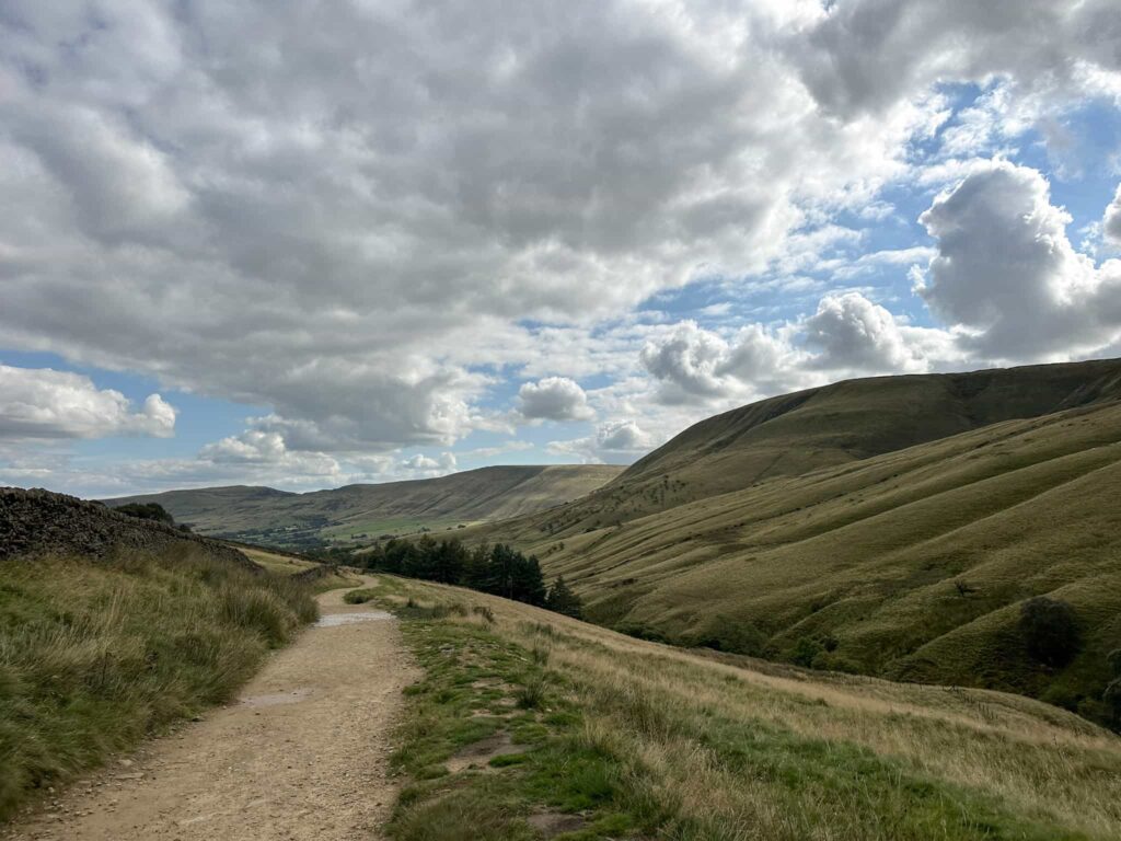 The Pennine Way back into Upper Booth