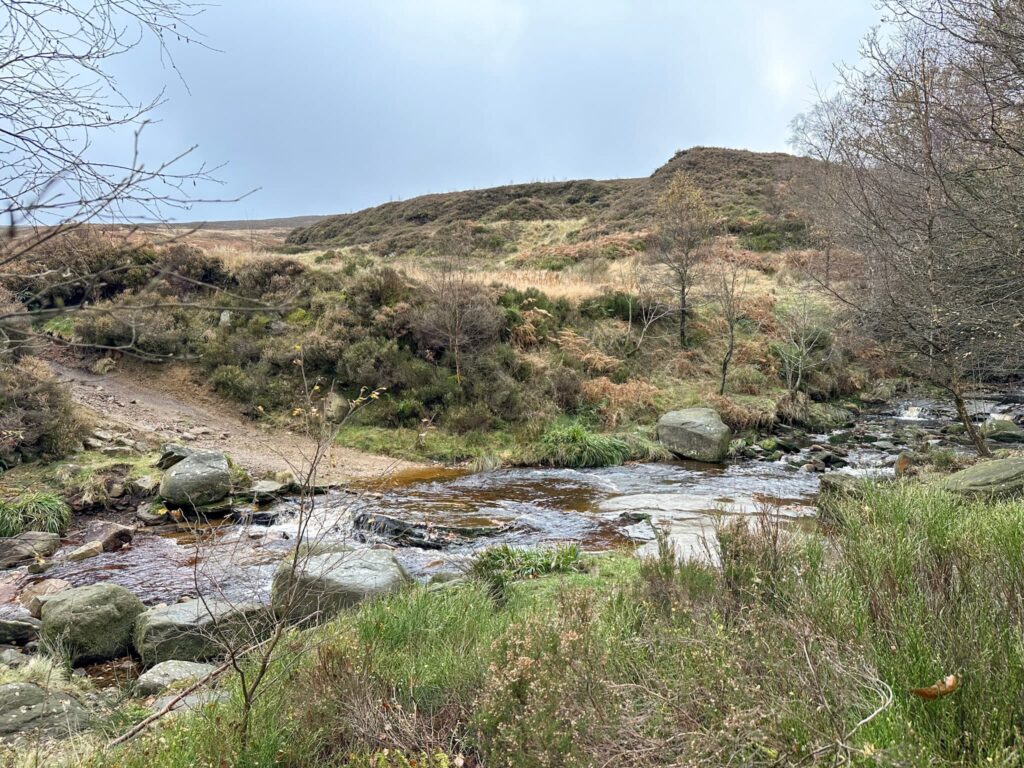 A ford crossing Black Clough