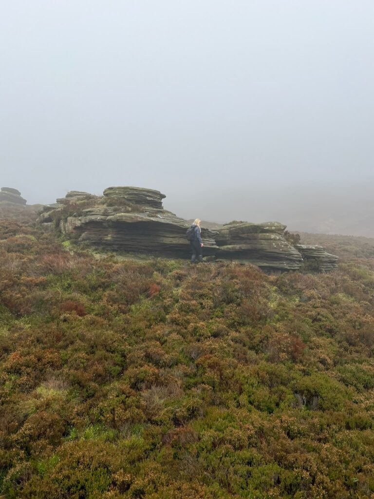 Dean Head Stones, a collection of gritstone boulders