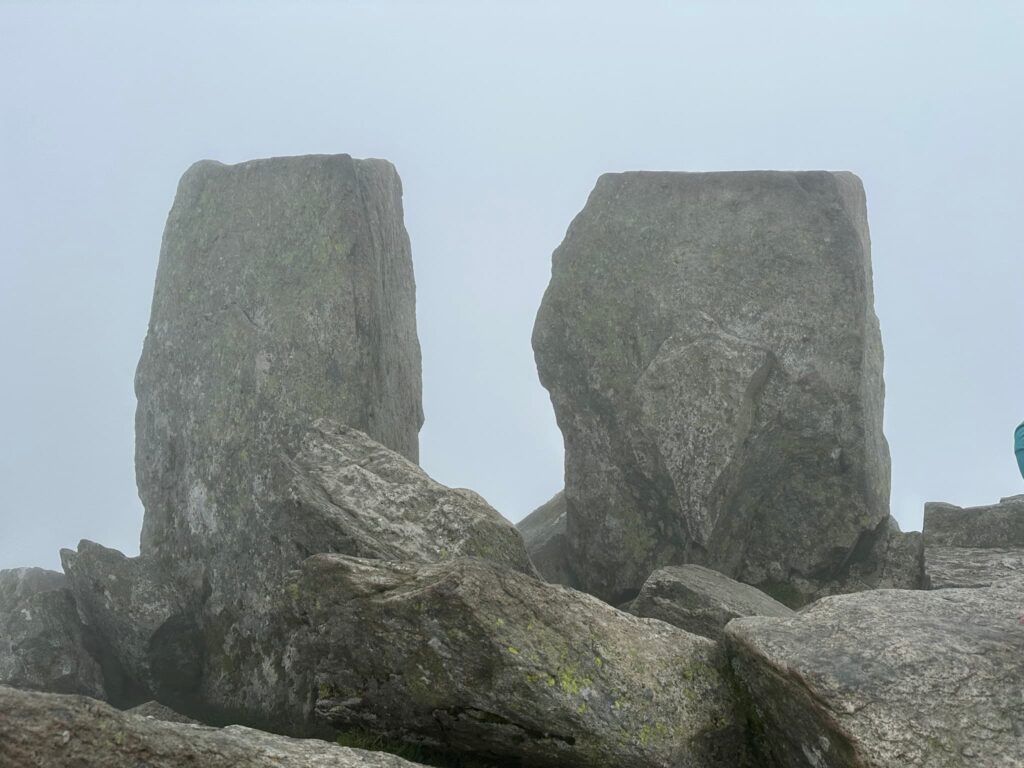 Adam and Eve at the top of Tryfan