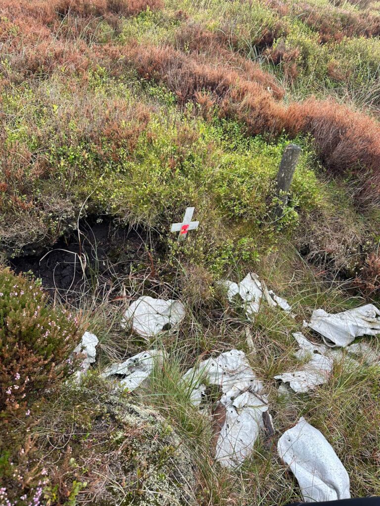 De Havilland Mosquito PF395 crash site