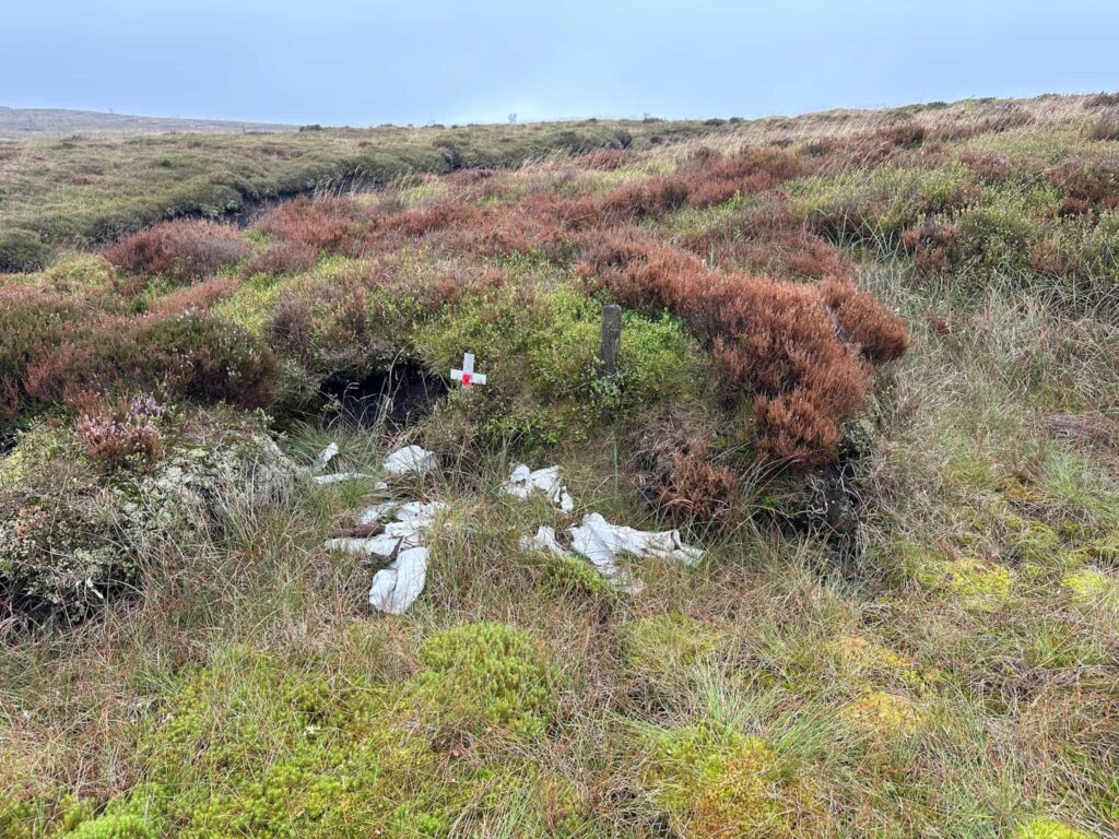 De Havilland Mosquito PF395 crash site