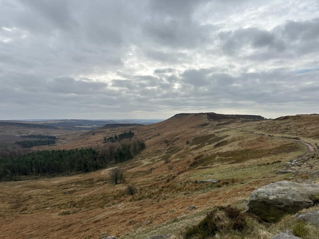 A moorland view of Higger Tor