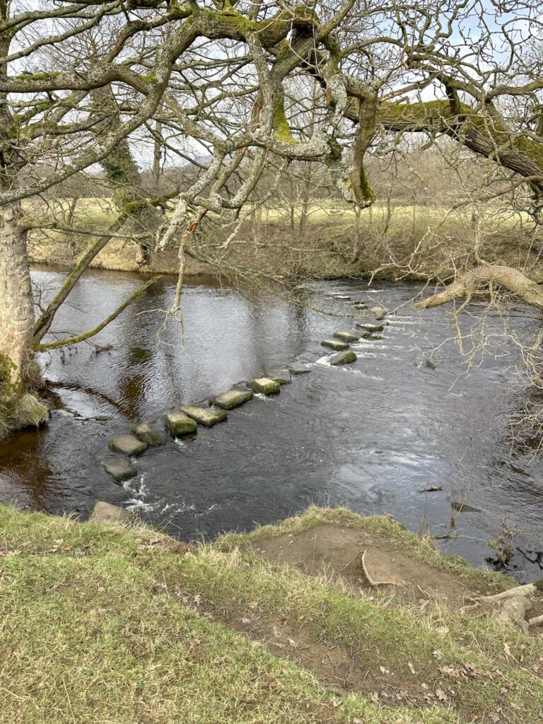 Hathersage Stepping Stones over the River Derwent