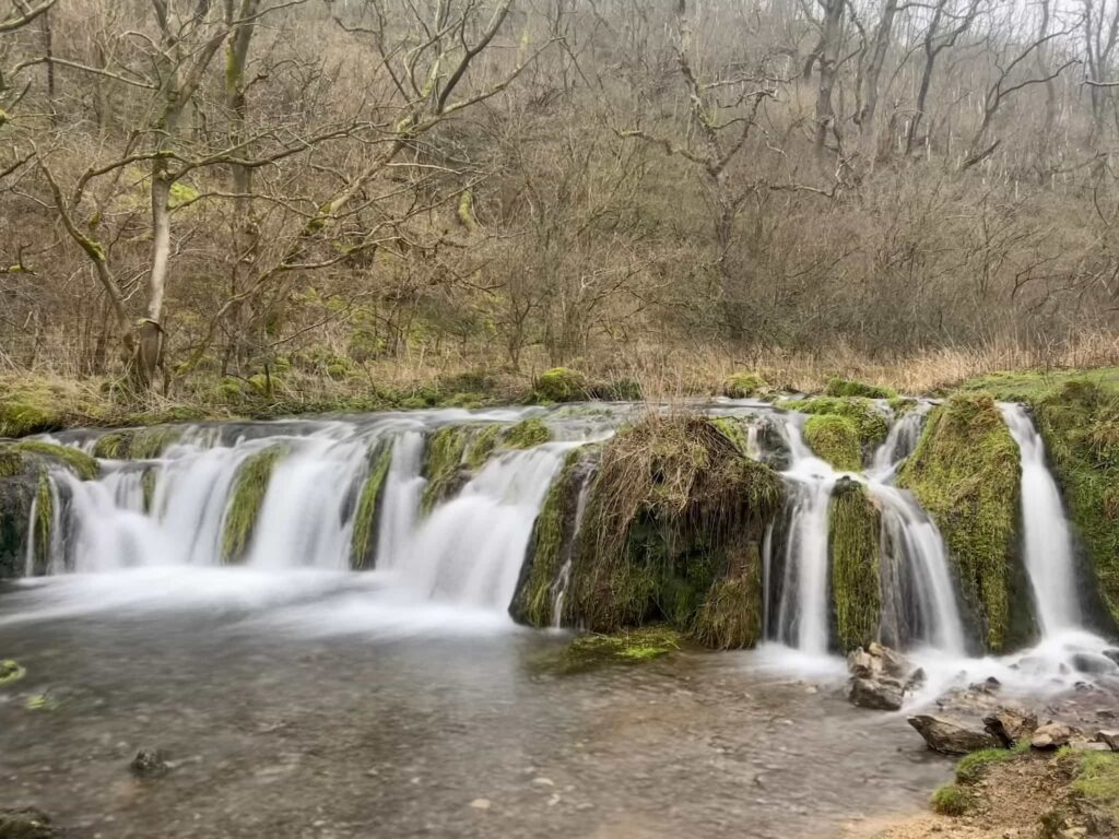 Lathkill Dale waterfall