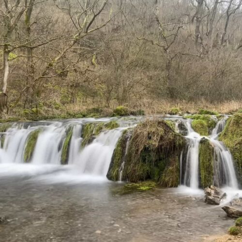 Lathkill Dale waterfall