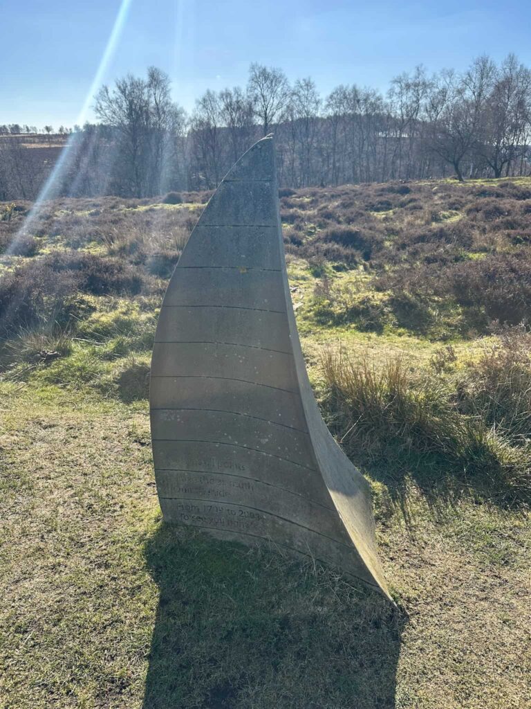 One of the Companion Stones, this one shaped like a shark fin